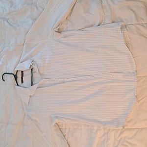 Perry Ellis striped dress shirt